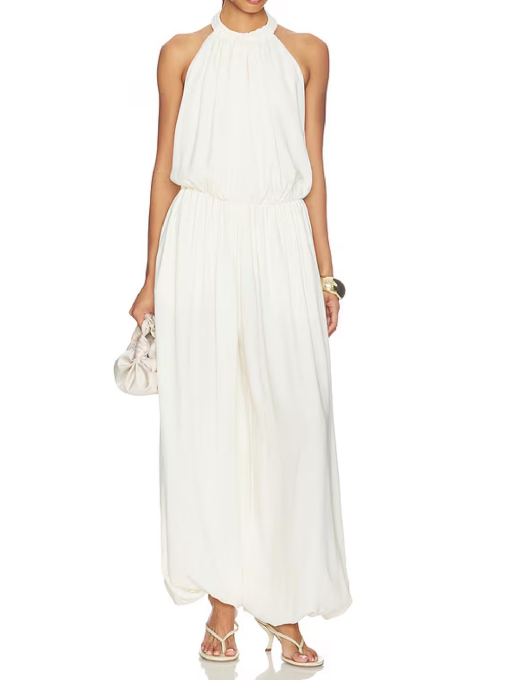 Ronny Kobo Dixie Jumpsuit in Ivory